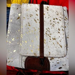 EUC!! Myra Natural Cowhide Backpack